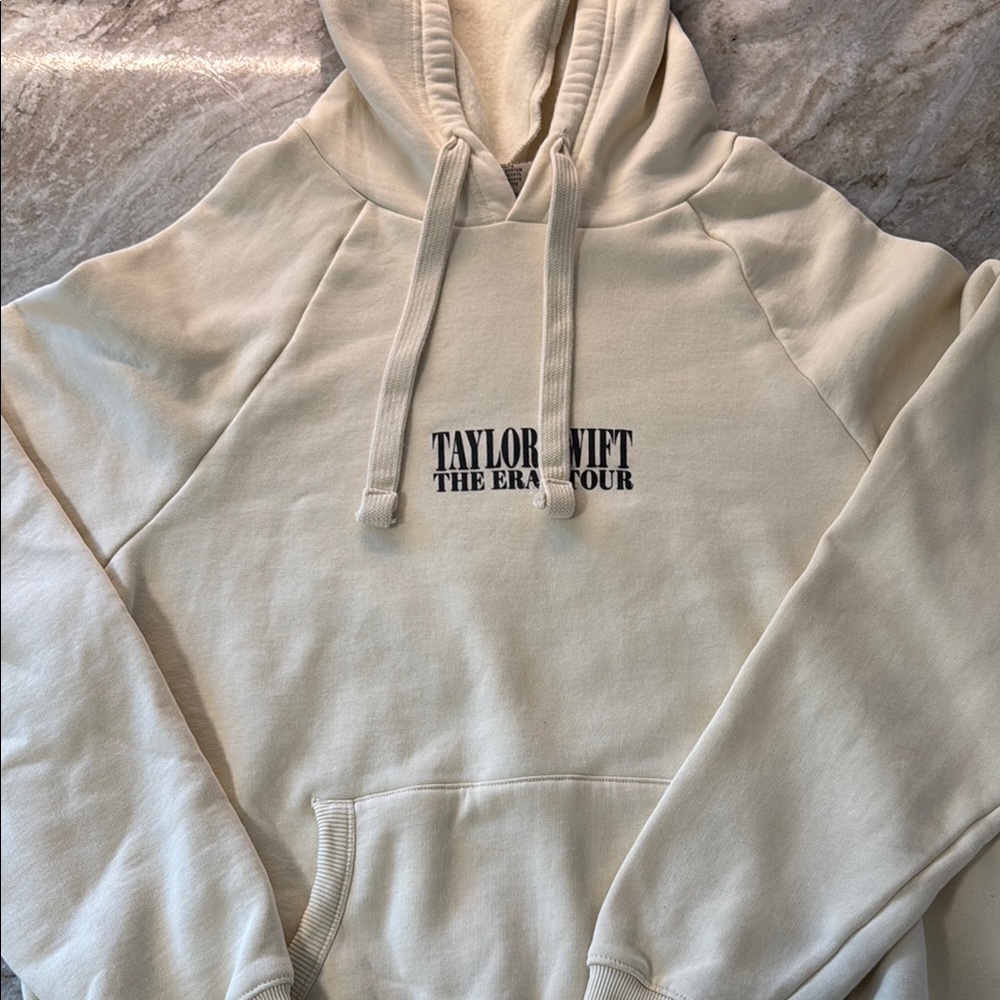 Taylor Swift The Eras Tour Cream Hoodie Brand New, Never Worn
